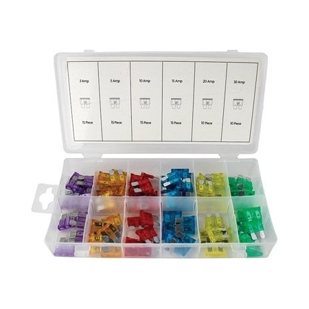 Sea-Dog Automotive Fuse Kit, ATO Series, 80 Fuses Included, 3 to 30A, Not Rated 445155-1